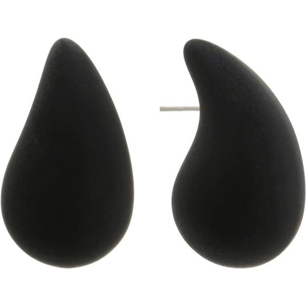 Chunky Acrylic Hoop Earrings Lightweight Waterdrop Hoops Earrings 24$